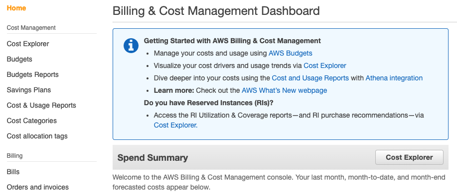 Billing & Cost Management Dashboard