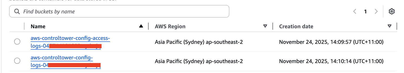 Verify AWS Config S3 bucket