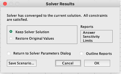 Save Solver Results