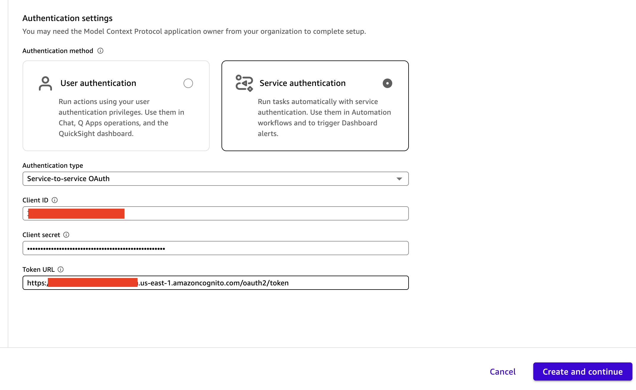 Authentication Configuration