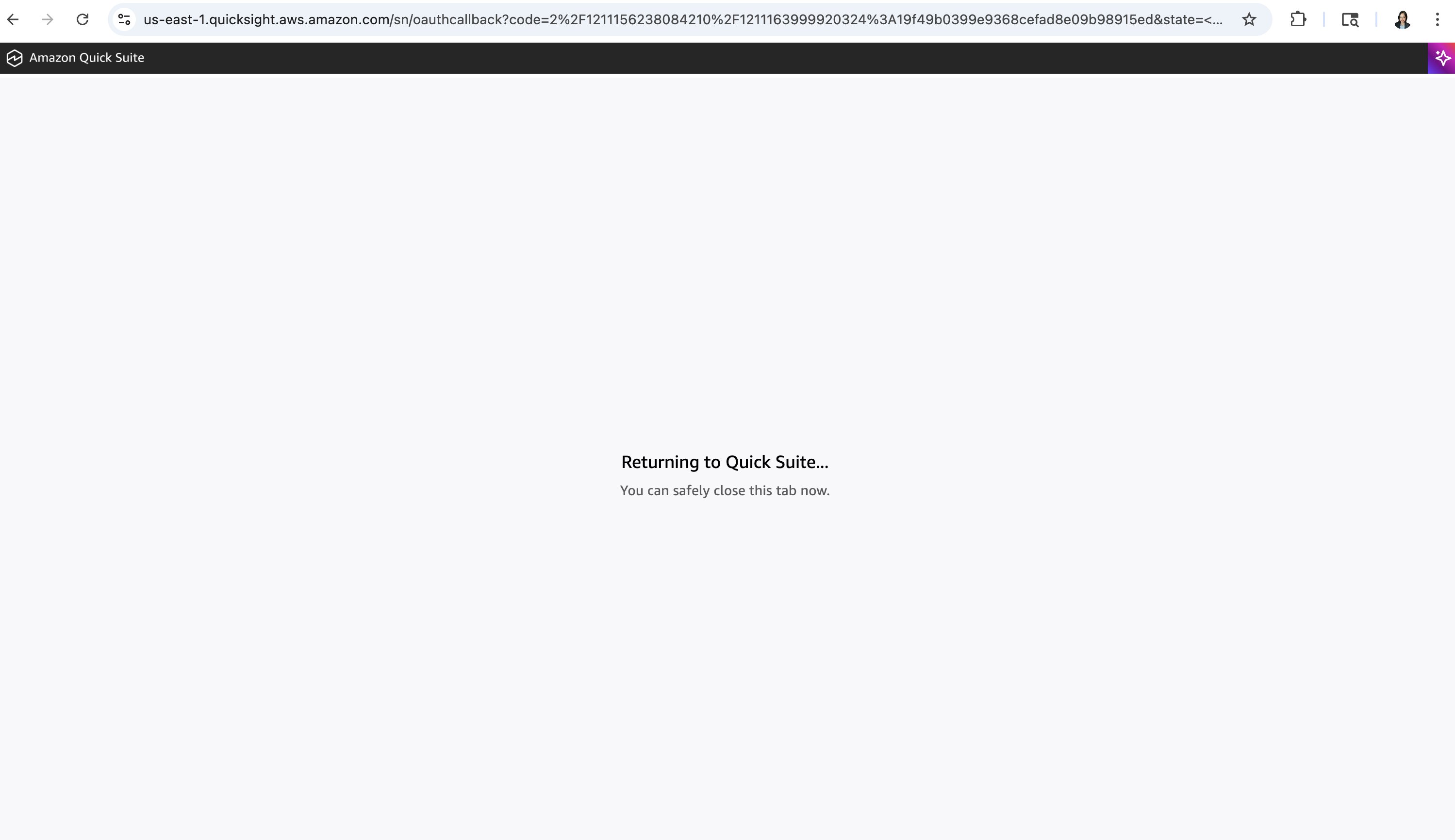 Authorization confirmation