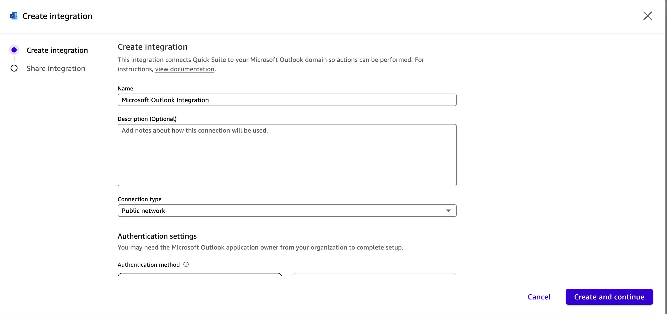 MS Outlook configuration