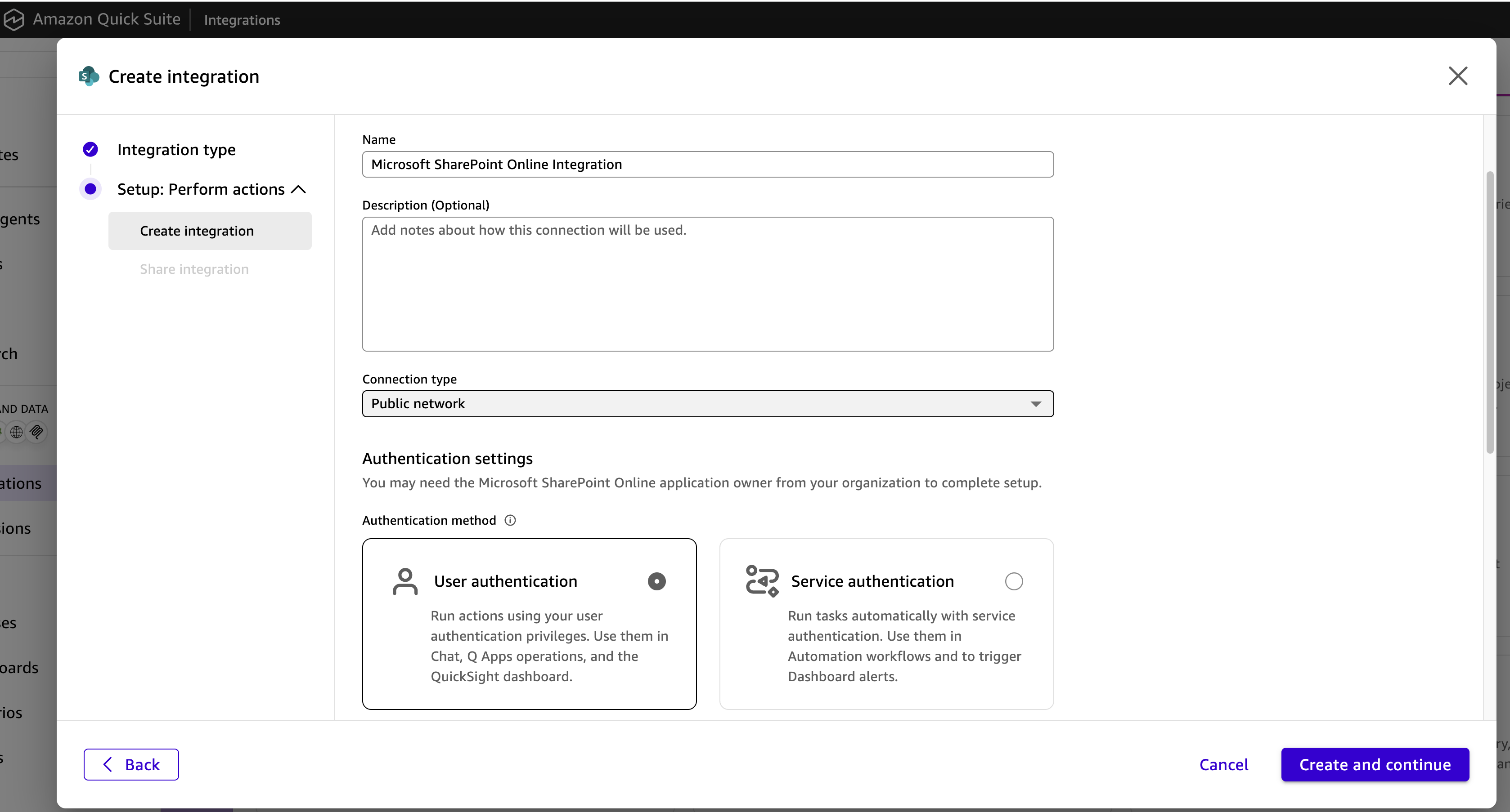 MS Teams configuration
