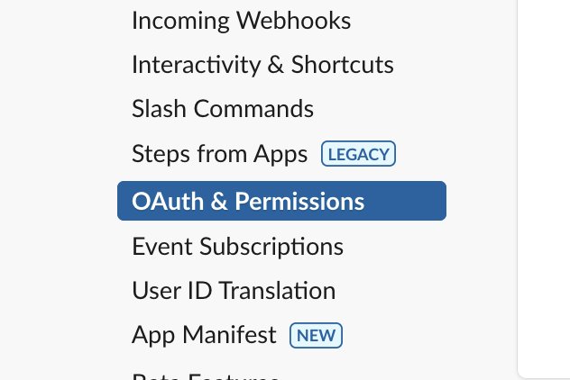OAuth & Permissions