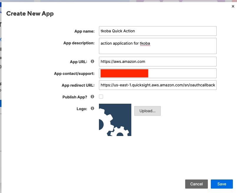 Create new app form