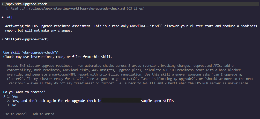 Skill trigger